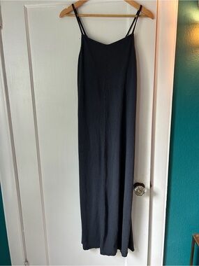 Old Navy Dark Blue Cotton Maxi Dress